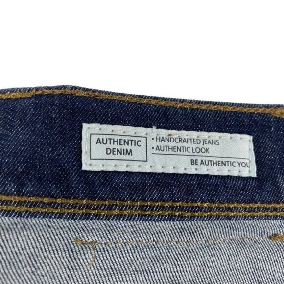 BRAX Cadiz Mens Blue Dark Wash Stretch Straight Fit Denim Jeans Estimate 32 X 30 - Picture 13 of 15